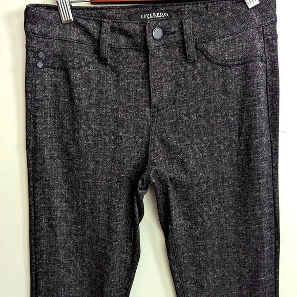Liverpool Jeans Company Madonna Leggings size 2/26 Brown Skinny Stretch - Picture 3 of 14